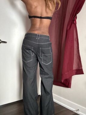 Women's Greyish Black Jeans